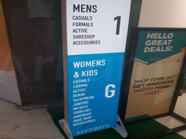 Fabric Signage Floor Standee